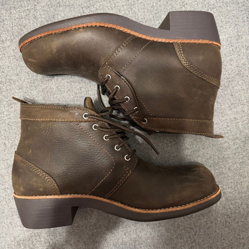 WORX by Red Wing ASTM F2413-11 Steel Toe Work Boots Brown Leather 9.5